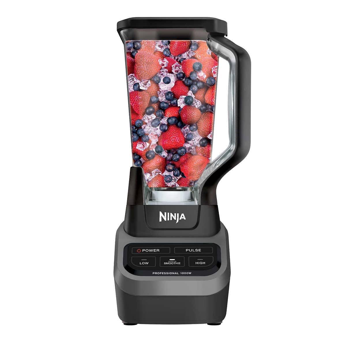 5f68efdefd6131cda9e1248af6b58452d6129baec38f1ee748f32786f314dc48.jpg Ninja Professional Blender 1000 with Auto-iQ, Black - Image 1
