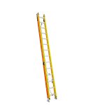 Werner GlideSafe Extension Ladder Fiberglass Tri Rung Type iA 28'