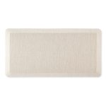 Martha Stewart Mira Modern Heathered Anti-Fatigue Air-Infused Kitchen Mat, Beige, 19.6"x39"