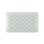 Martha Stewart Miles Modern Diamond Anti-Fatigue Air-Infused Kitchen Mat, Mint Green, 19.6"x32"