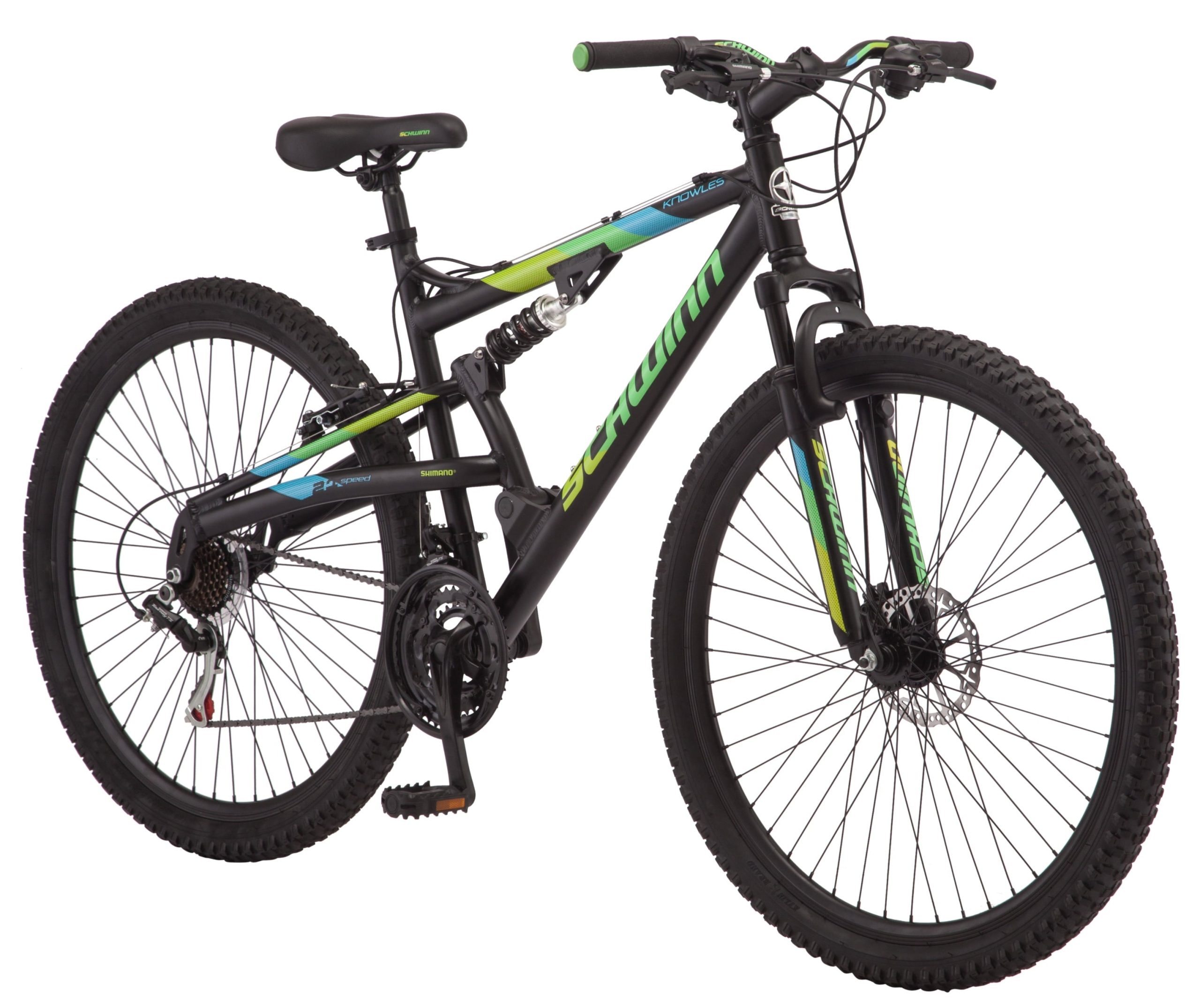 602857dfb7adeffb4658c8c700548fbdace44a82c933792354c21ac8b105fdab.jpg 29-in. Knowles Mens Mountain Bike. Black. 21 Speeds - Image 1