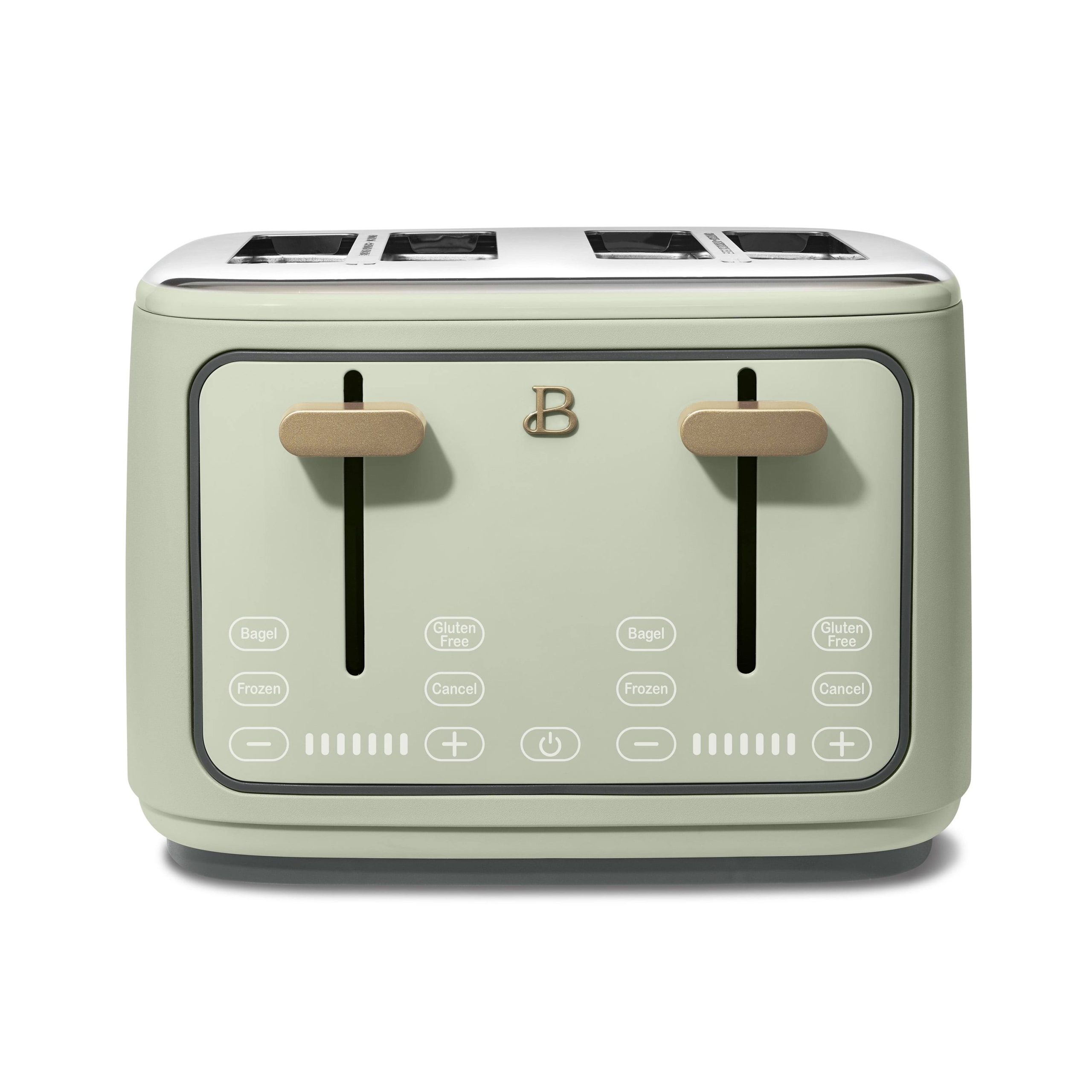 605d5bdde7476a12c30977fb42f8a4a542f5c910ce6f886a2ae33aafe9c141db.jpg Beautiful 19119 4 Slice Toaster, Sage Green by Drew Barrymore - Image 1