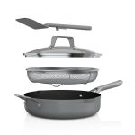 Ninja Foodi NeverStick PossiblePan, Sea Salt Grey CW100GY