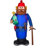 Gemmy 6' Airblown Inflatable Yukon Cornelius with Tree
