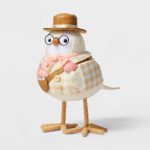 Featherly Friend Easter Fabric Bird Decor Botanist - Spritz