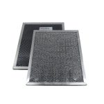 Kitchen Basics 101: 2 Pack 97007696 Range Hood Grease Mesh Charcoal Carbon Combo Filter Replacement for Broan Nutone 6105C, 41F, 97005687 - Size