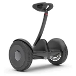 Smart Self Balancing Electric Scooter with LED light. Portable and Powerful. White and Black