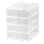 Iris White Compact Desktop 4-Drawer System | Michaels