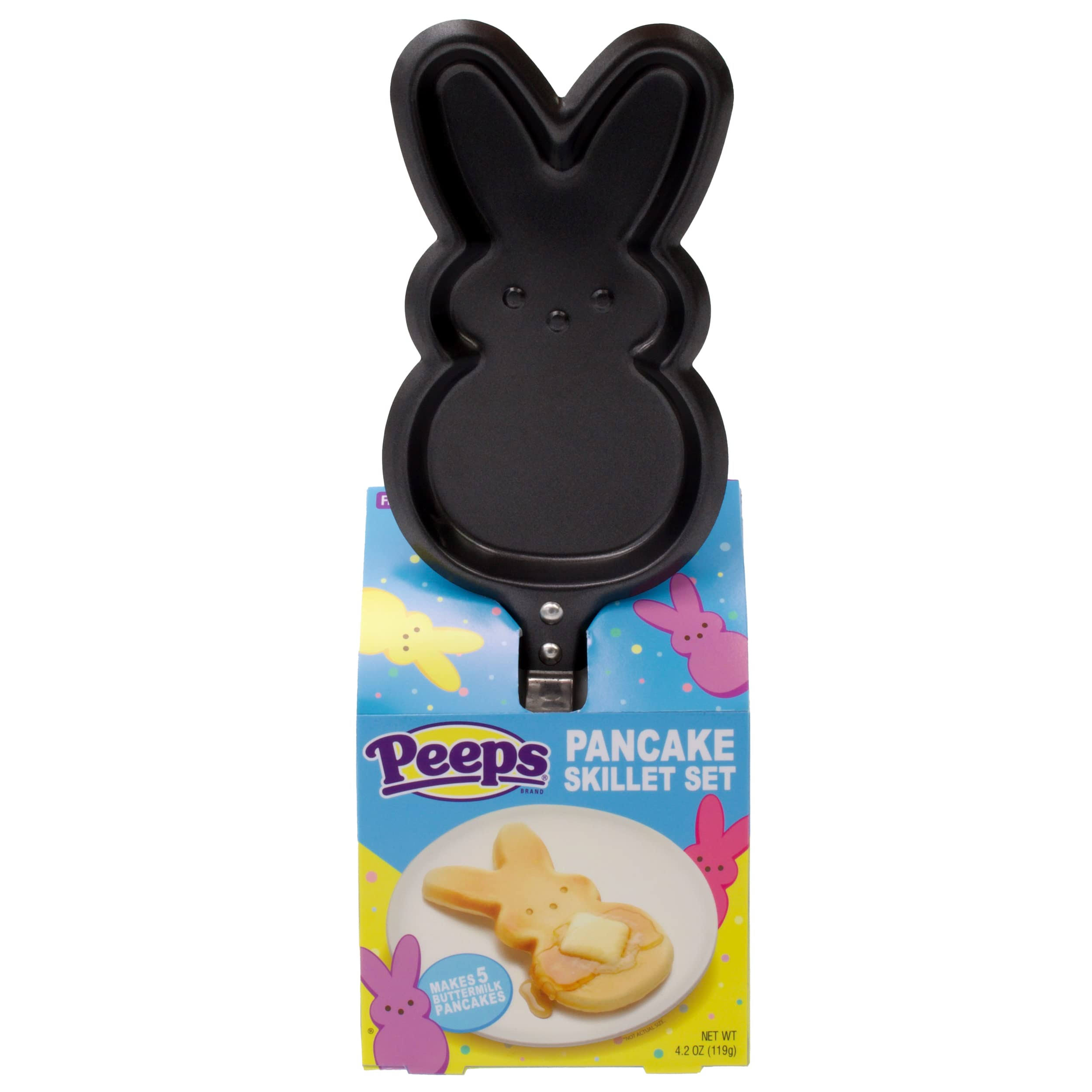 611aca5262b29f4462272ebece9fa2b0208830b237a175e66fcfefb69d661383.jpg Peeps Pancake Skillet Set - 4.2oz - Image 1