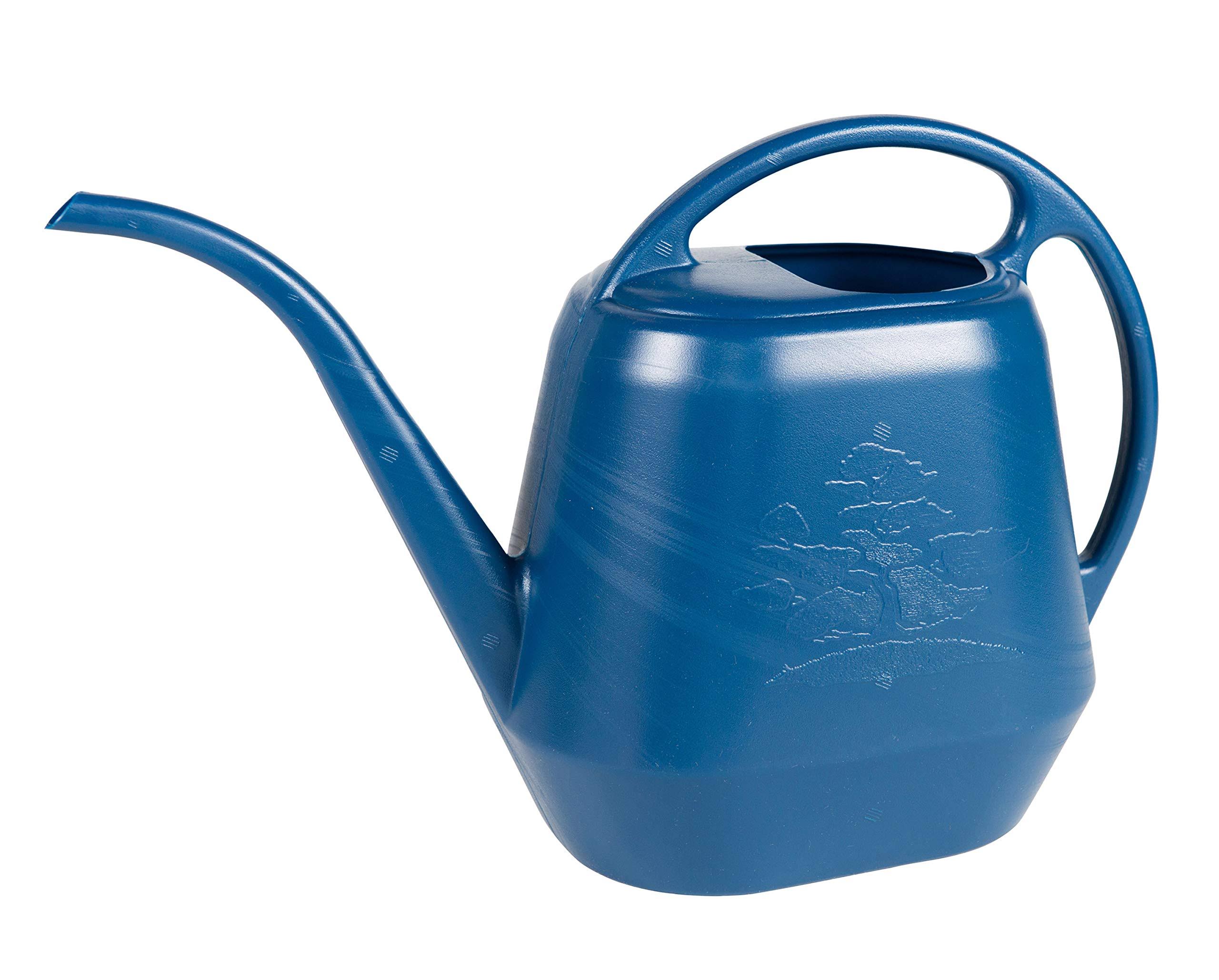6156def180d92e5fe39782a424950a1b2e41e6862fe4598a49b574bf3e757ba0.jpg Bloem Aqua Rite 56 oz Watering Can - Deep Sea - Image 1
