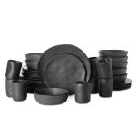 Stone by Mercer Project Hekonda Stoneware 32-Piece Dinnerware Set, Gray