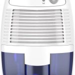 Pohl Schmitt Electric Dehumidifiers for Home, 2200 Cubic Feet (225 Sq ft) Portable Compact 17 oz Capacity Mini Quiet Dehumidifier for Bedroom,