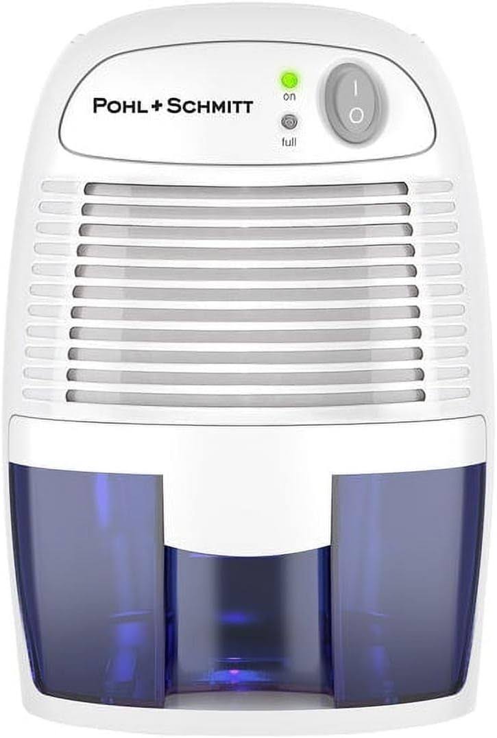 61df3cb0bd6e8555379e0b69186ffda8be3b863a2e49377cc5e97d57f5d09dd7.jpg Pohl Schmitt Electric Dehumidifiers for Home, 2200 Cubic Feet (225 Sq ft) Portable Compact 17 oz Capacity Mini Quiet Dehumidifier for Bedroom, - Image 1