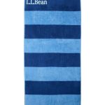 L.L.Bean Seaside Beach Towels II Reverse Stripe