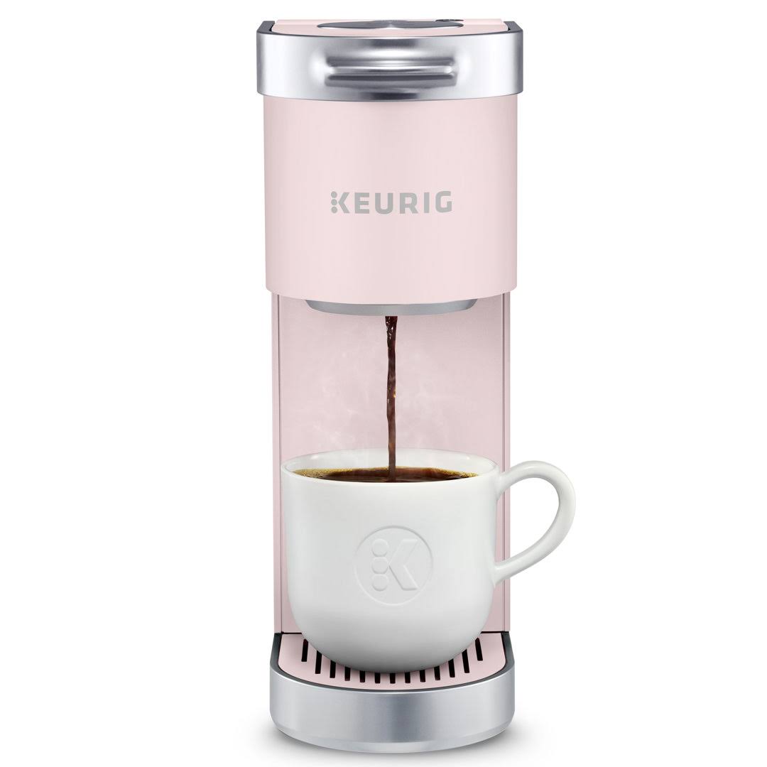 6229a7ed215948c29b57f9fcf570c456cd958e032e99df62a3c56501b5e8f91f.jpg Keurig K-Mini Plus Single Serve K-Cup Pod Coffee Maker, Dusty Rose - Image 1