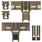 Cykemo Dishwasher Top Rack Parts W10350376 & W10195840 & W10195839 for Kenmore Elite 665 Dishwasher, Whirlpool Dishwasher, WDT730PAHZ0, Replace
