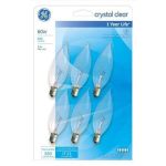 GE 6pk 60W Candle Bulb 75226