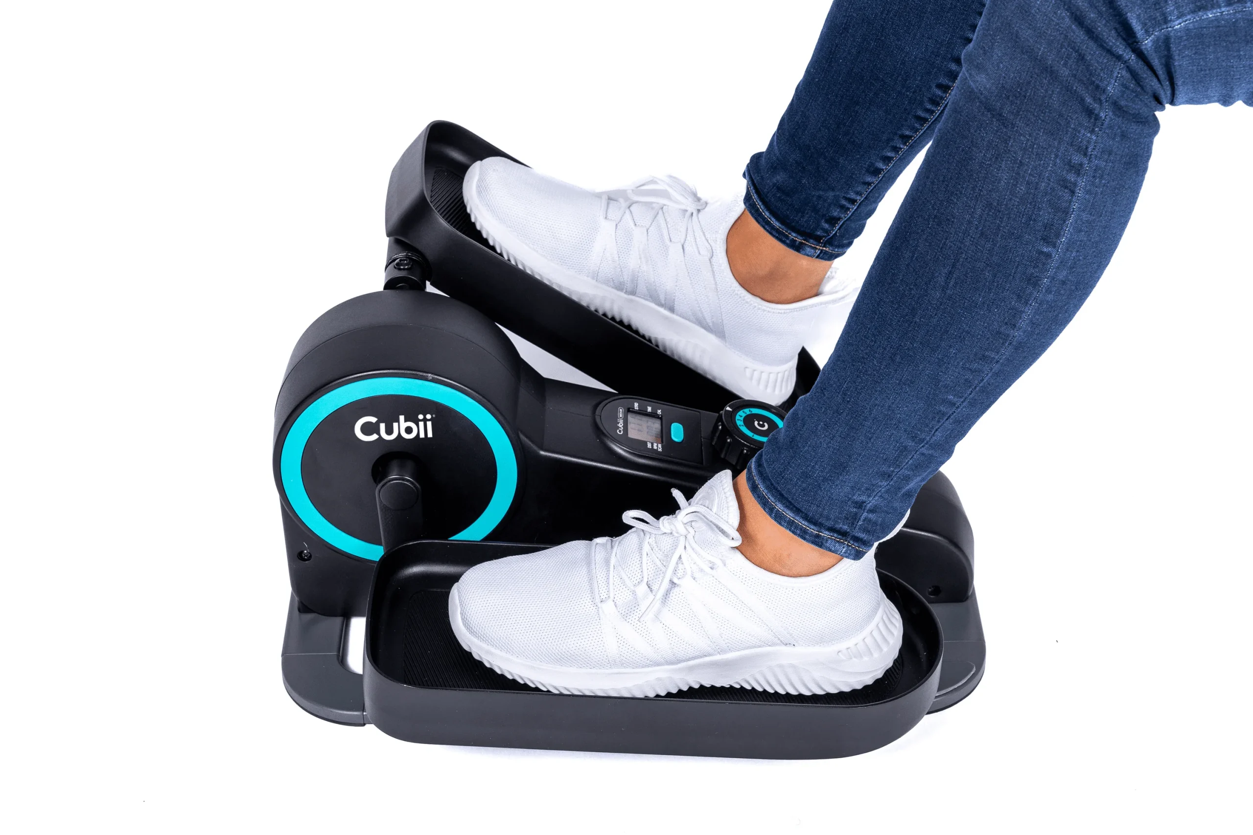62887319b75663a591dc58e178ca2baa55f7195d3721c43b9cc2c706be008d61.webp Cubii Move - Compact Seated Under Desk Elliptical Trainer, 6 Adjustable Magnetic Resistance Levels - Image 1