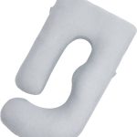 Momcozy - U Shaped Cooling Fabric Pregnancy Pillow - Gray