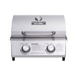 Monument Grills 2-Burner Portable Tabletop Propane Gas Grill in Stainless