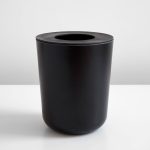Bano Bamboo Bathroom Bin in Various Colors - Black - EKOBO