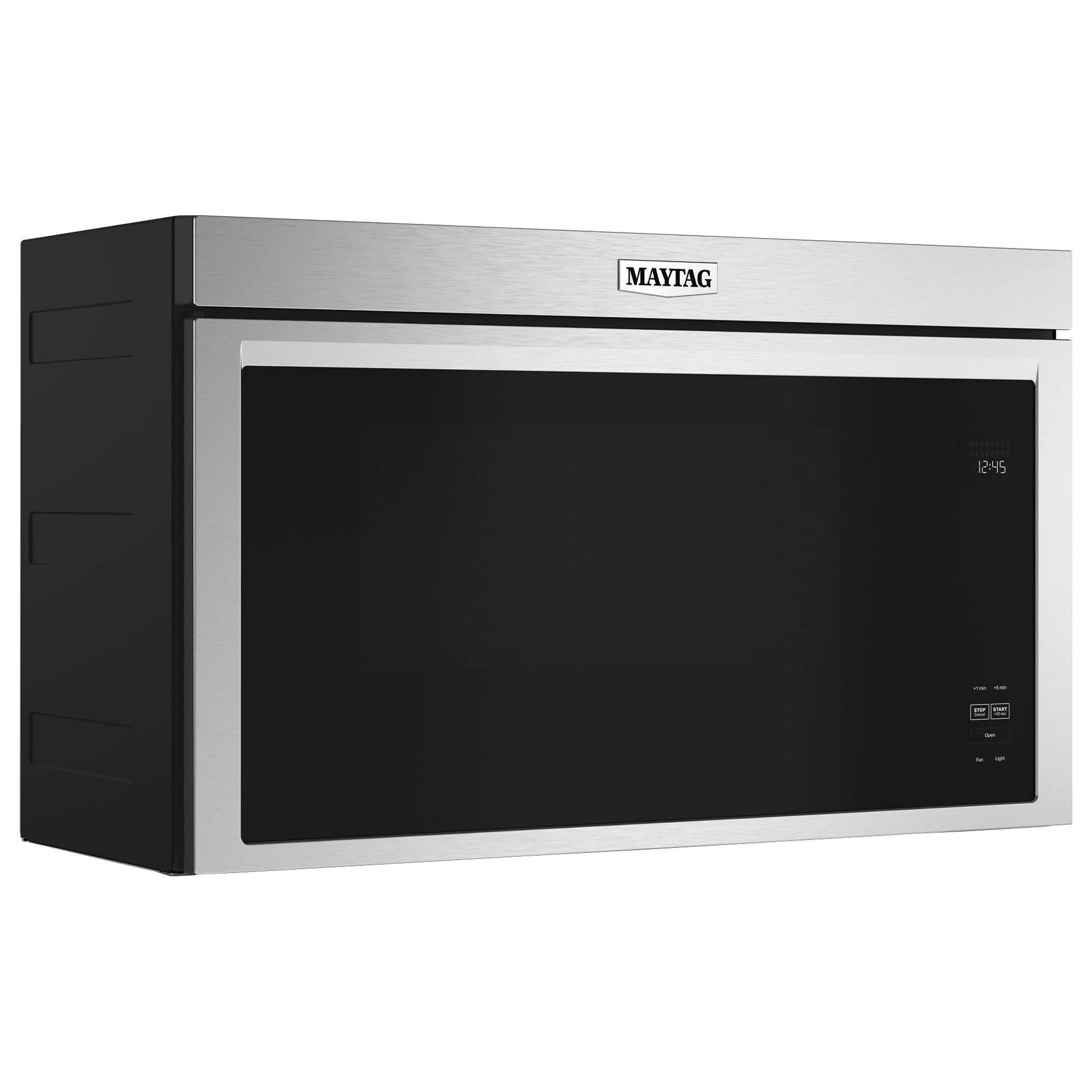 62c8deb40006ef4d49740777b1cdfa128de1de7e487aa2357ac99bd4e2cf7f36.jpg Maytag Over-The-Range Flush Built-In Microwave - 1.1 Cu. ft. Stainless Steel - Image 1