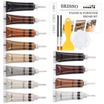 SEISSO Wood Repair Kit Wood Touch Up Paint Restore Any Wood Furniture Wood Stain, 12 Colors Cover Surface Scratch for Wooden Floor Table, Filler