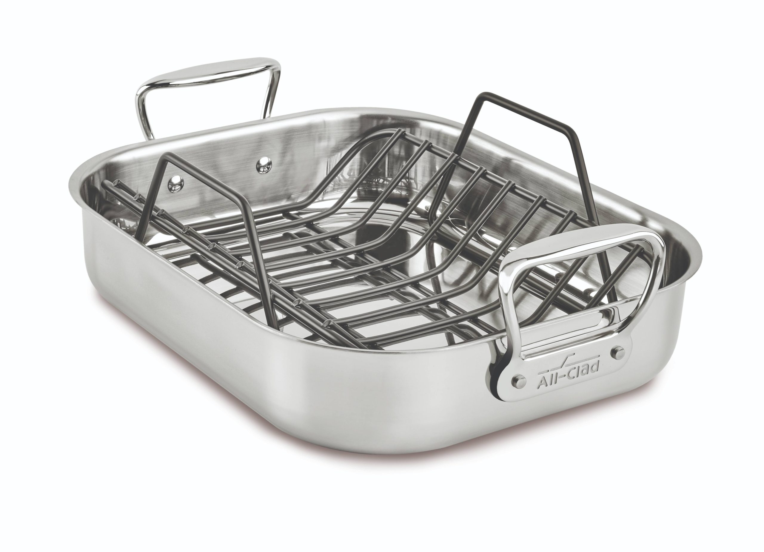 All-Clad Stainless Steel Roasting Pan with Rack, S
