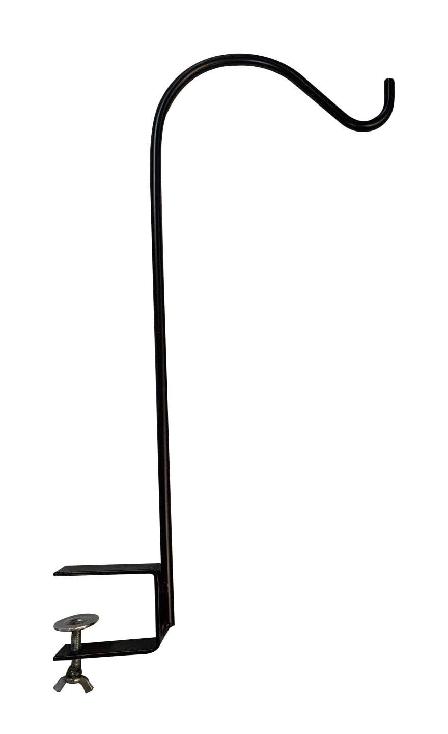 62ed2f868be78784bc76e406f8d8cdf150f7941fef745aae8adfac5d0255b383.jpg Style Selections 16-in Black Metal Shepherd's Hook 82107L - Image 1