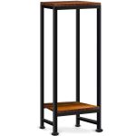 Plant Stand Indoor, Tall Plant Stands for Indoor Outdoor Plants, 2 Tier Heavy Duty Plant Shelf 31" Metal Plant Stand Modern Corner Flower Stand for