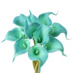 Calla Lily Artificial Flowers Real Touch Flowers Fake Lily Fake Flowers for Decoration Calla Lillies Artificial Spring Flowers Tiger Lilly Flowers