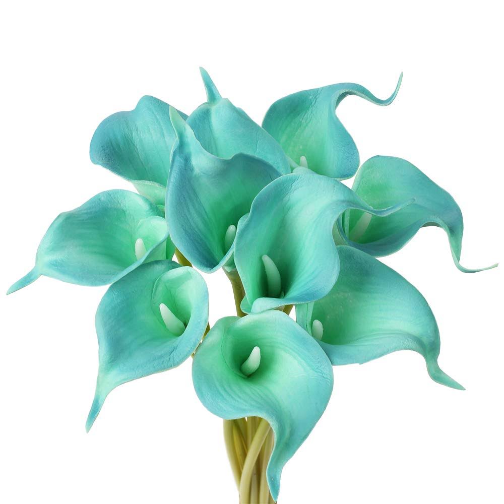 6380e2bc2862bed02a2a381e480b54058e08ab537ddcfb2ca26072318b4ee9ba.jpg Calla Lily Artificial Flowers Real Touch Flowers Fake Lily Fake Flowers for Decoration Calla Lillies Artificial Spring Flowers Tiger Lilly Flowers - Image 1