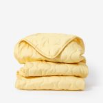 Buffy Plantain Tencel Lyocell Puffer Throw Blanket