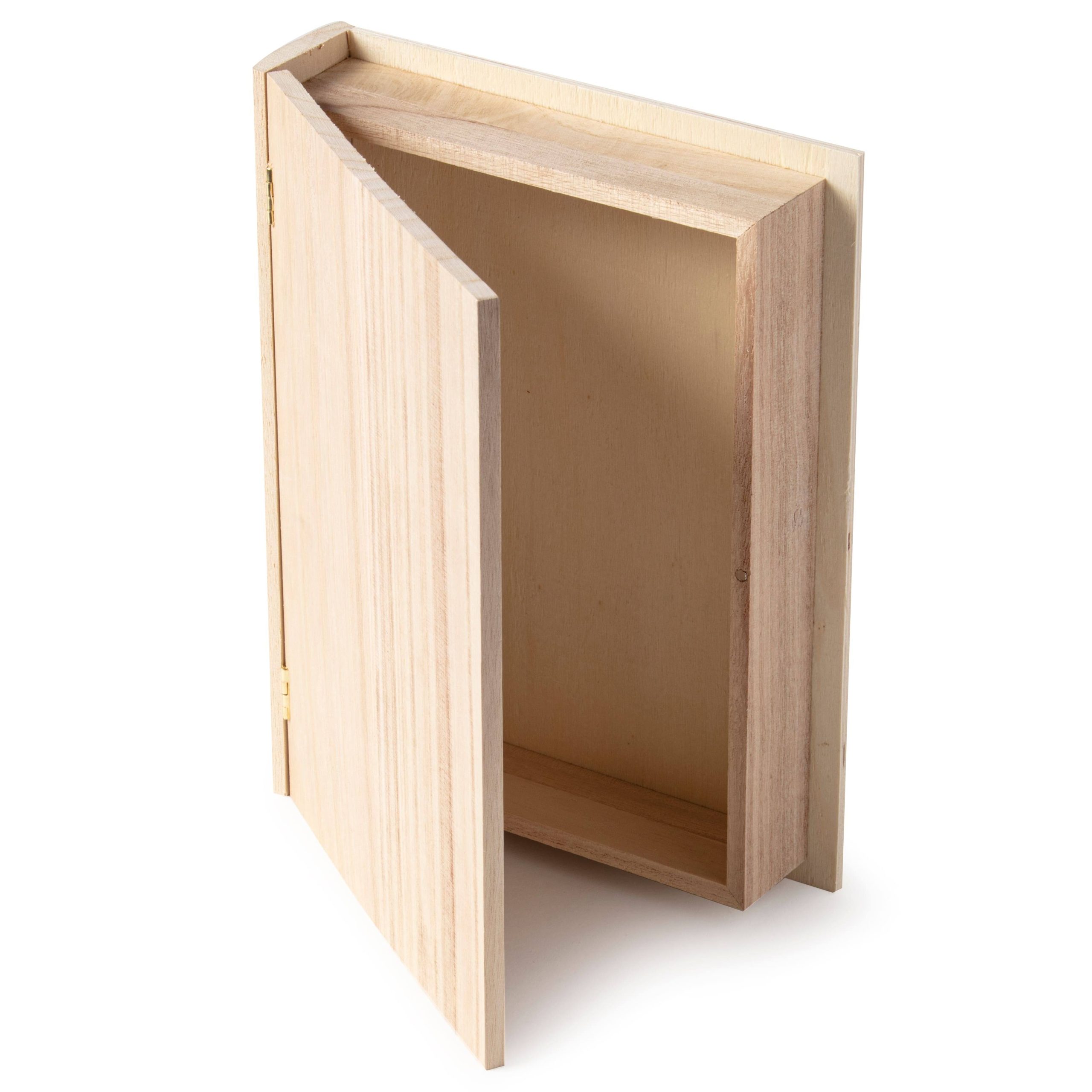63b5a7d2eba2471b7991ce1918b4c57c67af76dbcf2f529d3a175ee98de5fb9f.jpg ArtMinds Wooden Book Box - Each - Image 1