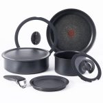 T-Fal Ingenio Expertise Aluminum Nonstick 13-Piece Cookware Set - Black