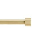 Mainstays 30-84 Gold 3/4 Capped Single Adjustable Curtain Rod - Each