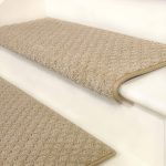 Oak Valley Designs Rounded Bullnose Carpet Stair Tread - Anti Slip Indoor Stair Mats for Wooden Steps, Style: Bayside Charm, Crystal Canyon 27" W x