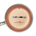 Copper Chef Round Fry Pan with Glass Lid - 10 in