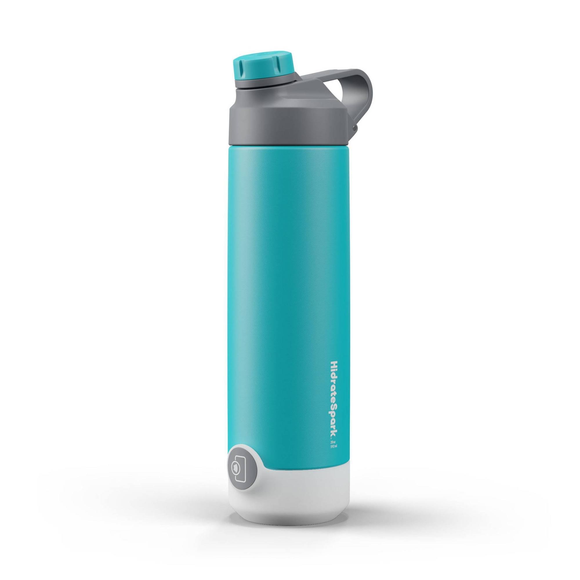 6546c83806e7c03f078b10e044b0160c18533f48d89c2587484d8315294552cf.jpg HidrateSpark Tap Smart Water Bottle, Stainless Steel, Tap to Track Water Intake & Glows to Remind You to Stay Hydrated Chug Lid Scuba - Image 1