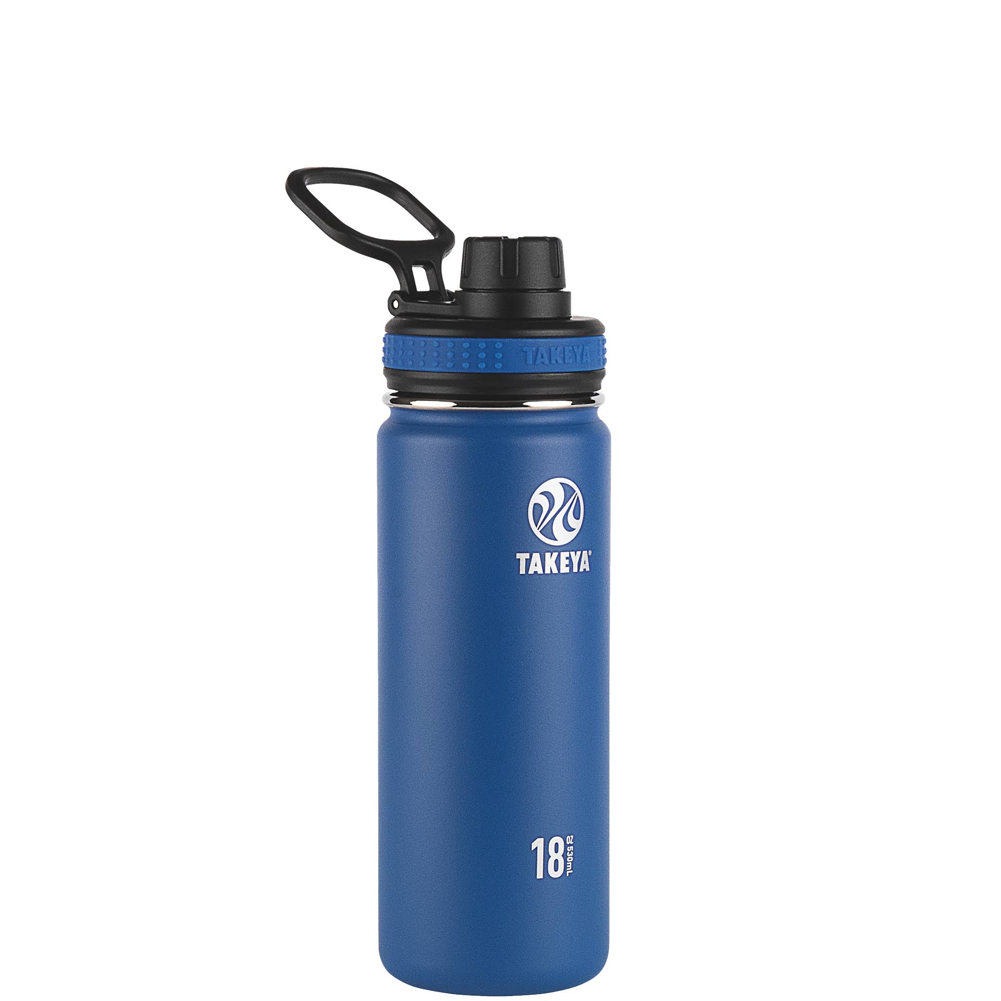 65583395b483d9e9ff89d8c015f65cbb4f39231f18a070768de0eac179ee15b0.jpg Takeya Originals 18 oz. Insulated Stainless Steel Water Bottle - Navy - Image 1