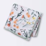 Cloud Island Jersey Knit Reversible Blanket Garden Floral | Target