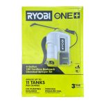 Ryobi P2860 One+ 18V Cordless Battery 4 gal. Backpack Chemical Sprayer with 2.0 Ah Battery and Charger