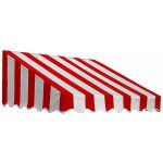 Awntech 6' San Francisco Window/Entry Awning, 44" x 36", Black/Tan