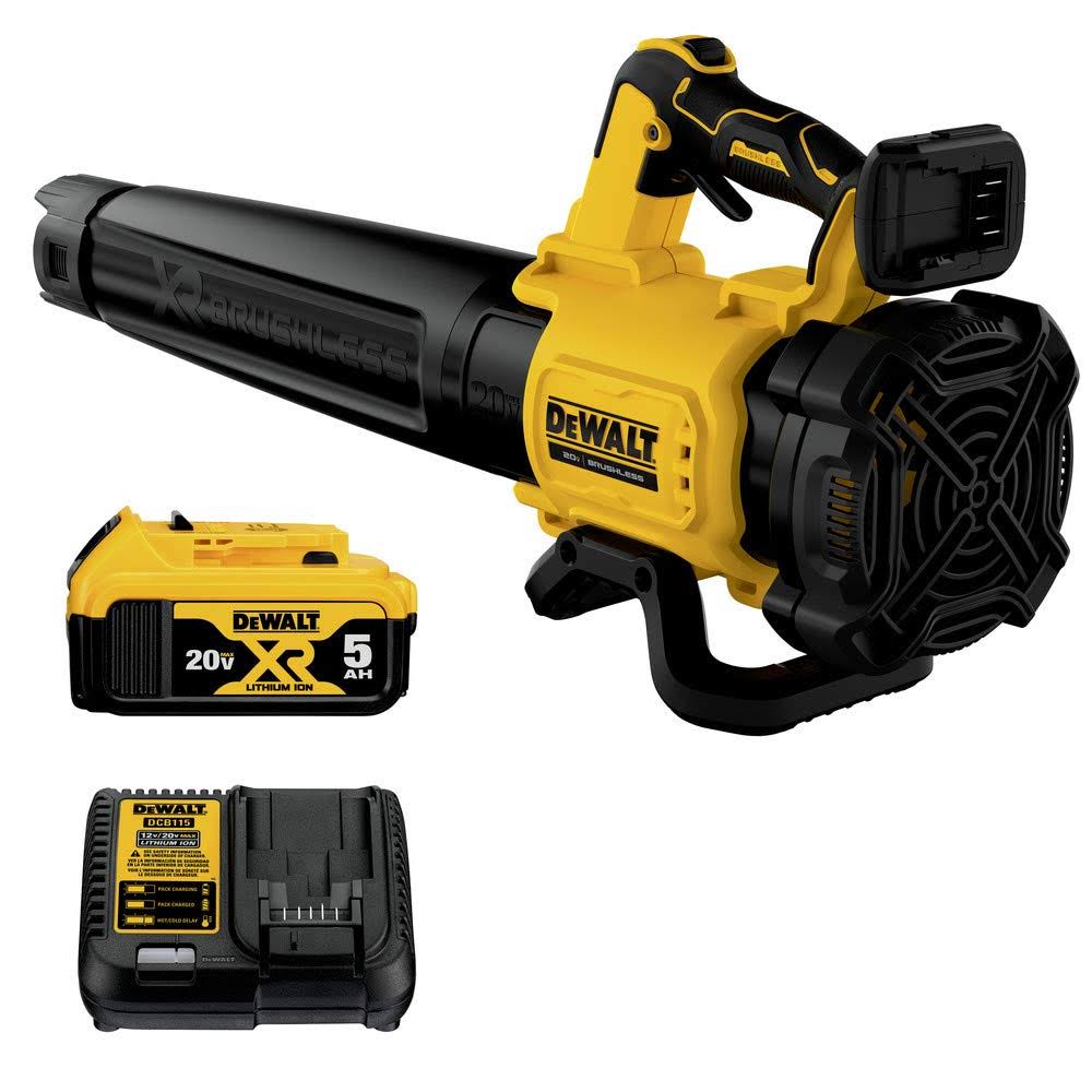 6604fbddbe287f8bfd84a5678355c7a0b8eb6bafd532d66383f041f3153e9da3.jpg DeWalt 20V MAX* XR Leaf Blower, 125-MPH, 450-CFM (DCBL722P1) - Image 1
