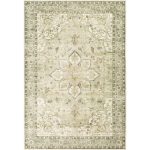 Absalom Oriental Cream/Sage Area Rug Bungalow Rose Rug Size: Rectangle 2'6" x 4'