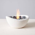 TerraFlame Table Top Fire Bowl - Wave