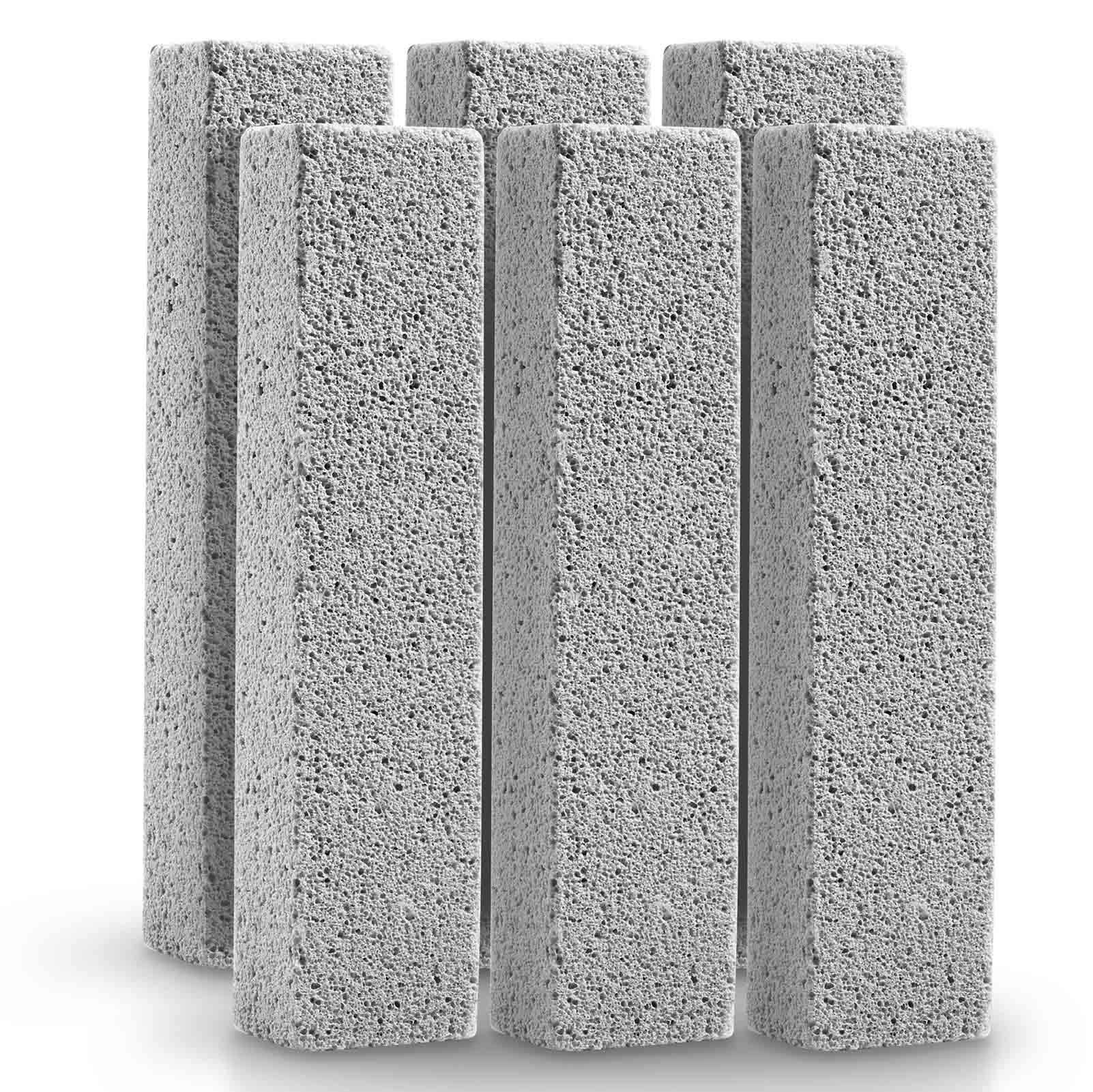 664951e49dc21ba1daddf7b6f1dc4ca63984cdaefb2ee85e5dd3550feff2a94d.jpg FALAMON 6 Pack Pumice Stone for Toilet Bowl Cleaning, Scouring Stick Remove Toilet Bowl Hard Water Rings, Calcium Buildup and Rust Suitable for Clean - Image 1