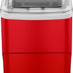 Insignia - 26 lb. Portable Icemaker with Auto Shut-Off - Red