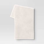Plush Throw Blanket Ivory - Room Essentials