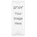 Shop&Three Custom Love Design Photos or Text Outdoor/Indoor Throw Pillowcase,Personalized Pet, Wedding Keepsake Throw Pillow (20" x 54")